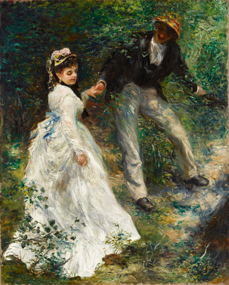 La Promenade (1870) by Pierre-Auguste Renoir.