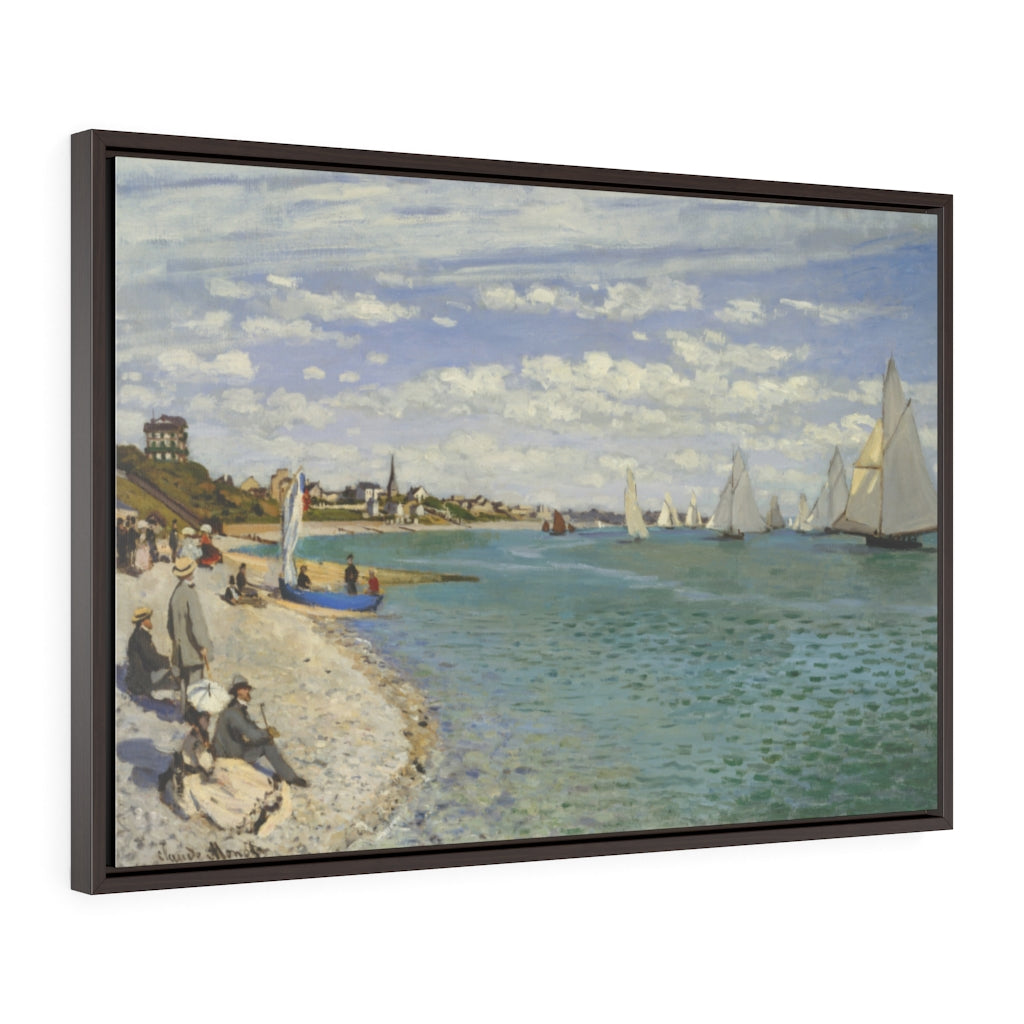 Regatta at Sainte-Adresse (1867) by Claude Monet