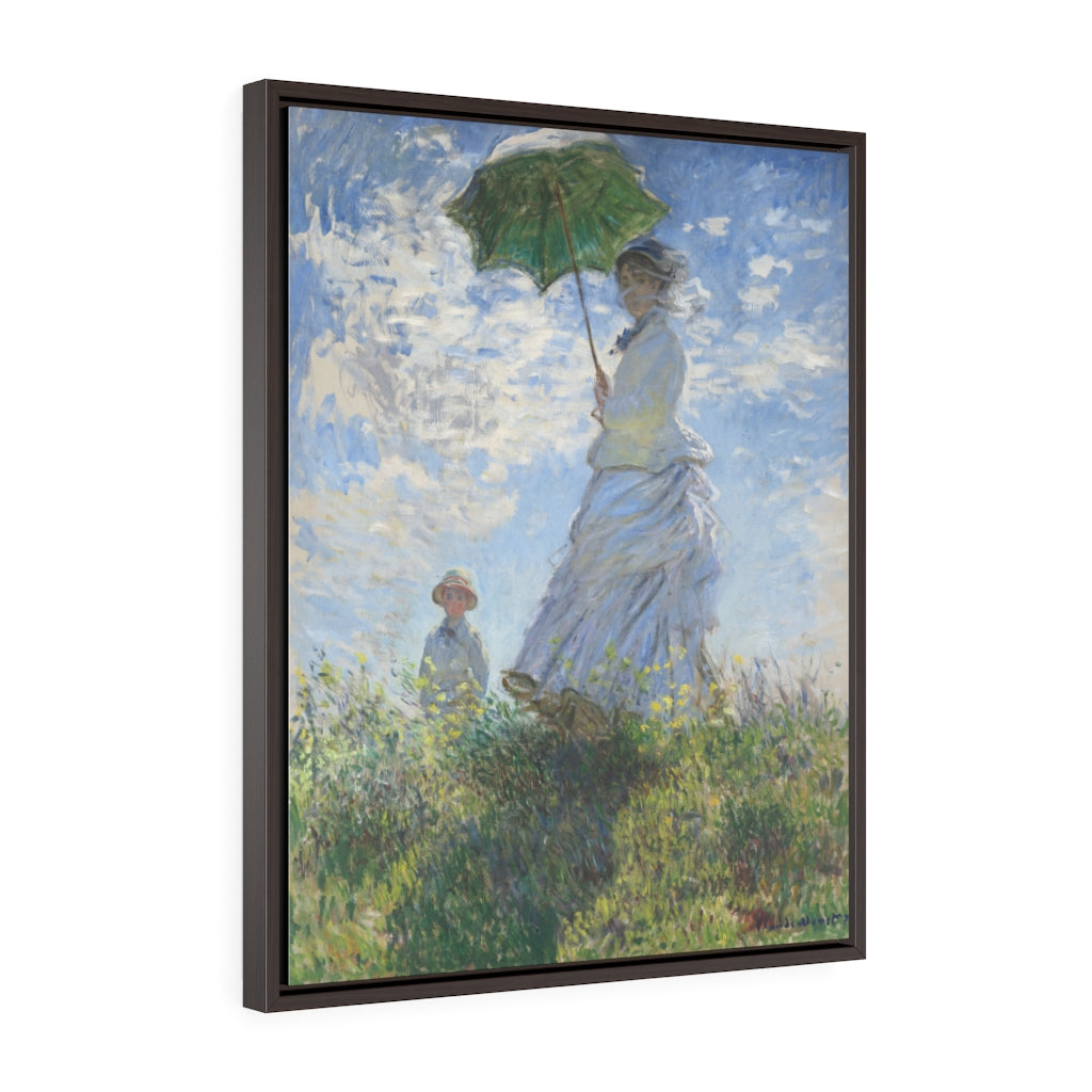 Woman with a Parasol, Madame Monet and Her Son (1875) by Claude Monet