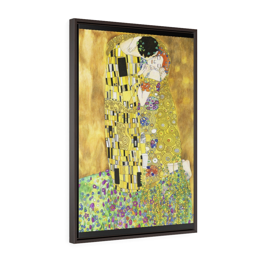 The kiss, painting by Gustav Klimt.